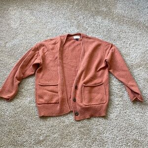 Universal Thread Women's Coral Cardigan Sweater